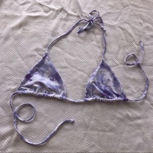 Zaful: purple triangle bikini top